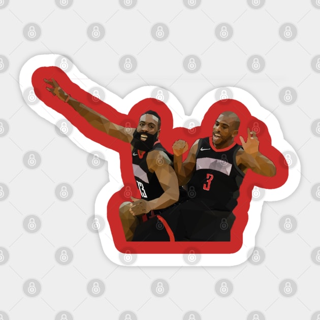 James Harden + Chris Paul Sticker by xavierjfong